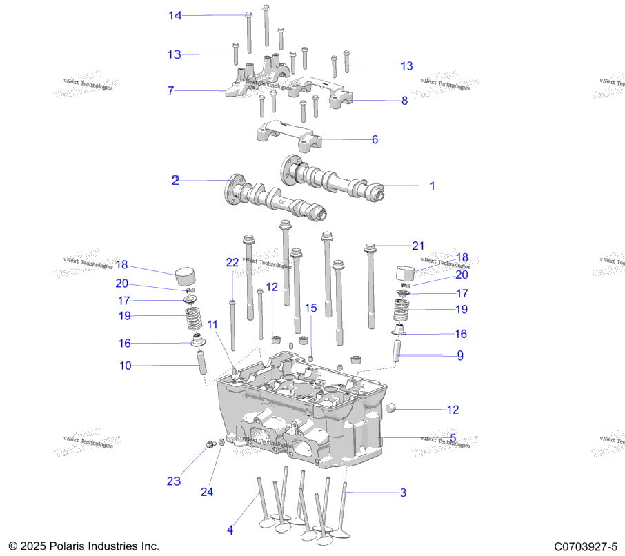 Engine, Cylinder Head And Valves