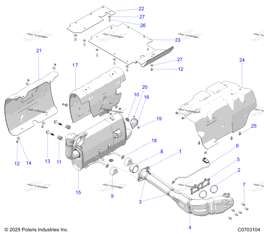 Engine, Exhaust System