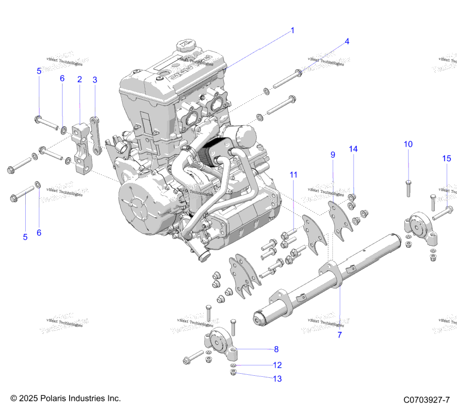 Engine, Mounting & Long Block