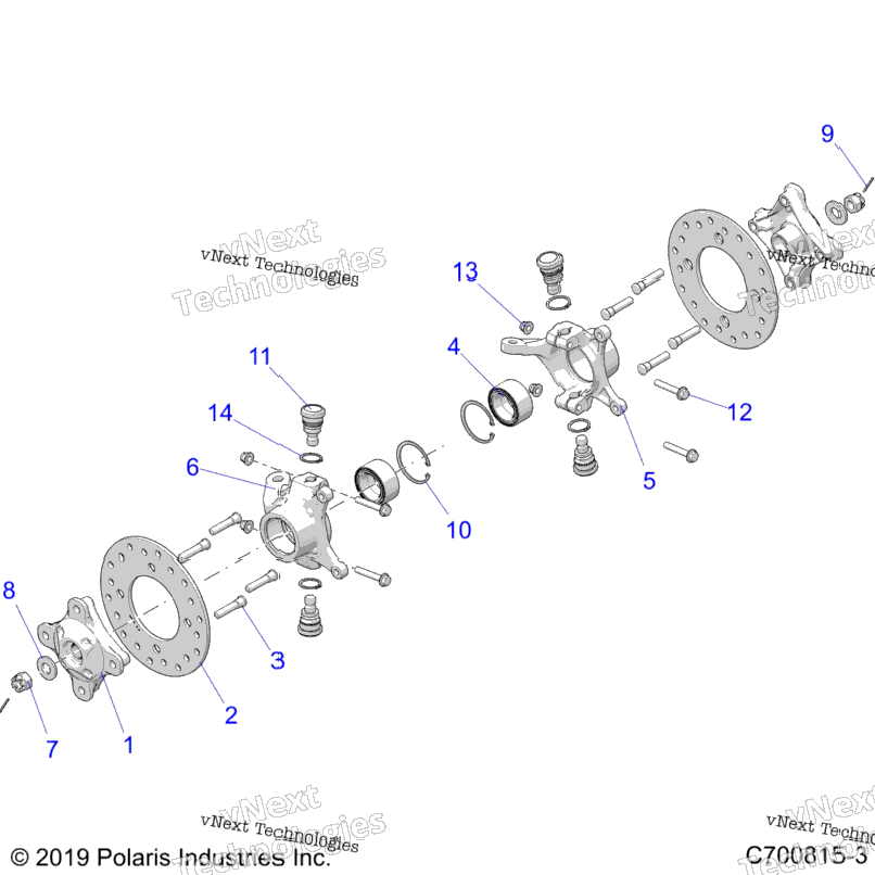 Suspension, Front Hub