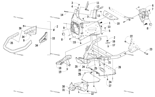 Front Bumper And Frame Assembly