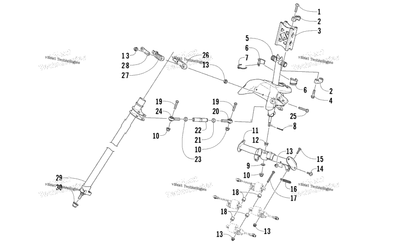 Steering Post Assembly