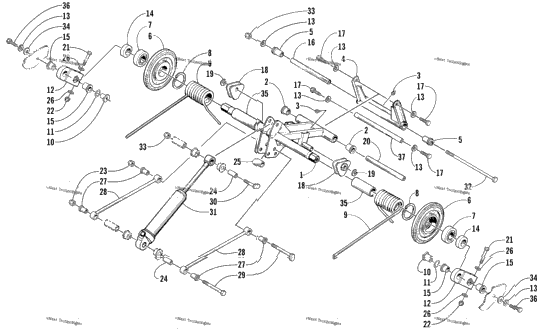 Rear Suspension Rear Arm Assembly