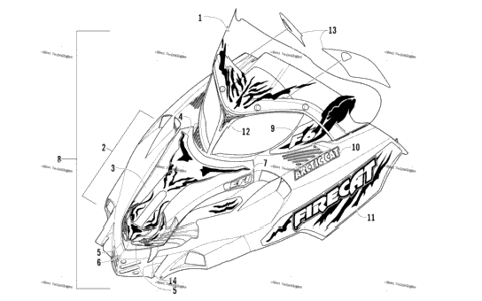 Hood And Windshield Assembly