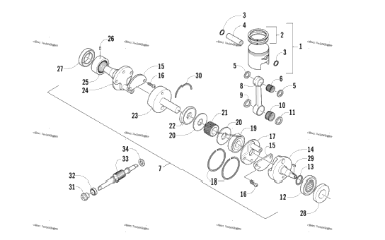 Piston And Crankshaft