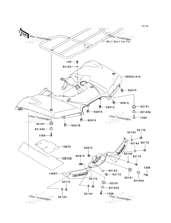 Rear Fender(S)(F6f-F8f)