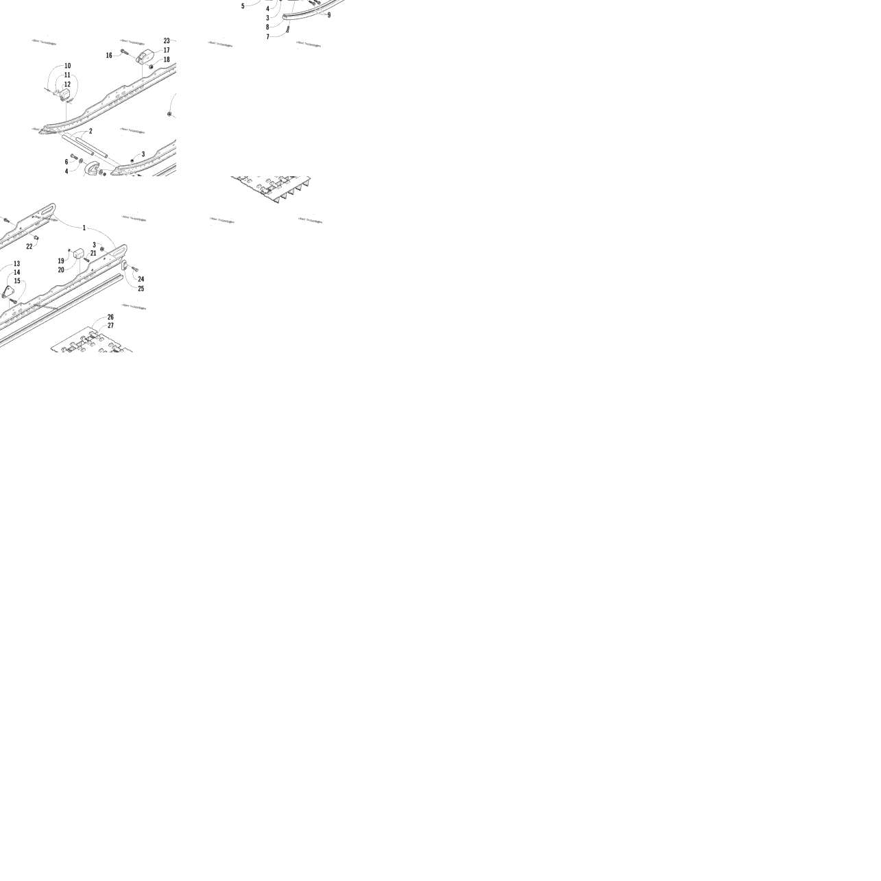 Slide Rail And Track Assembly