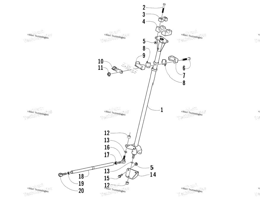 Steering Post Assembly
