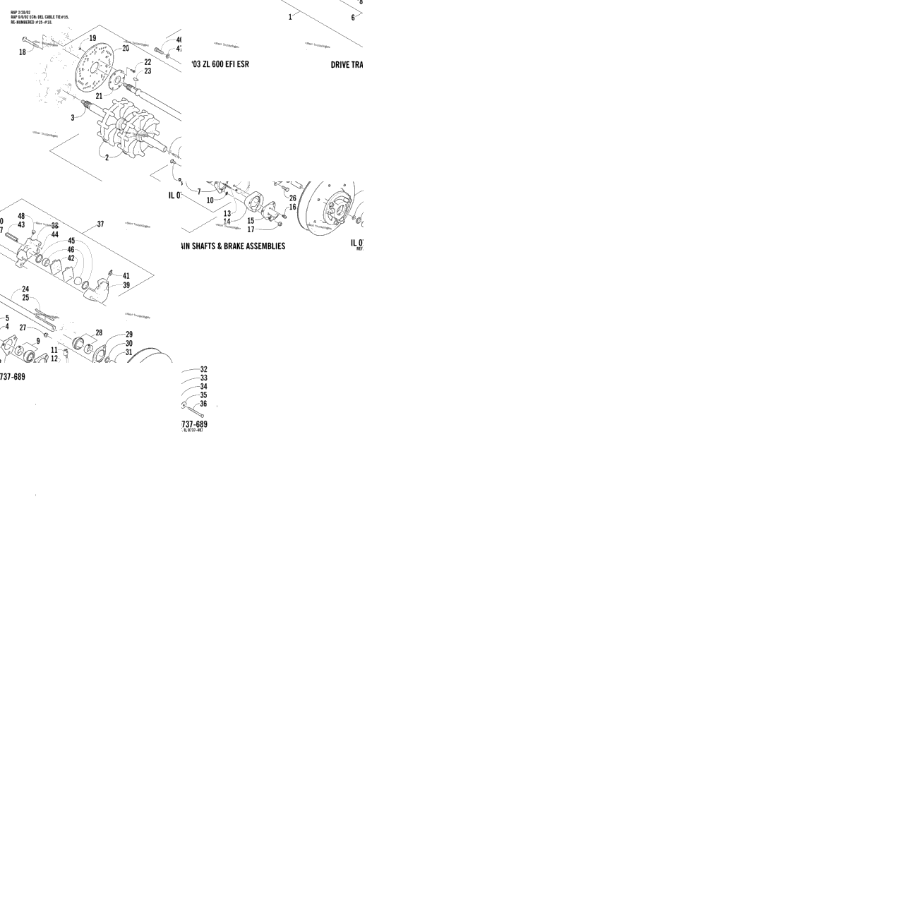 Drive Train Shafts And Brake Assemblies #2