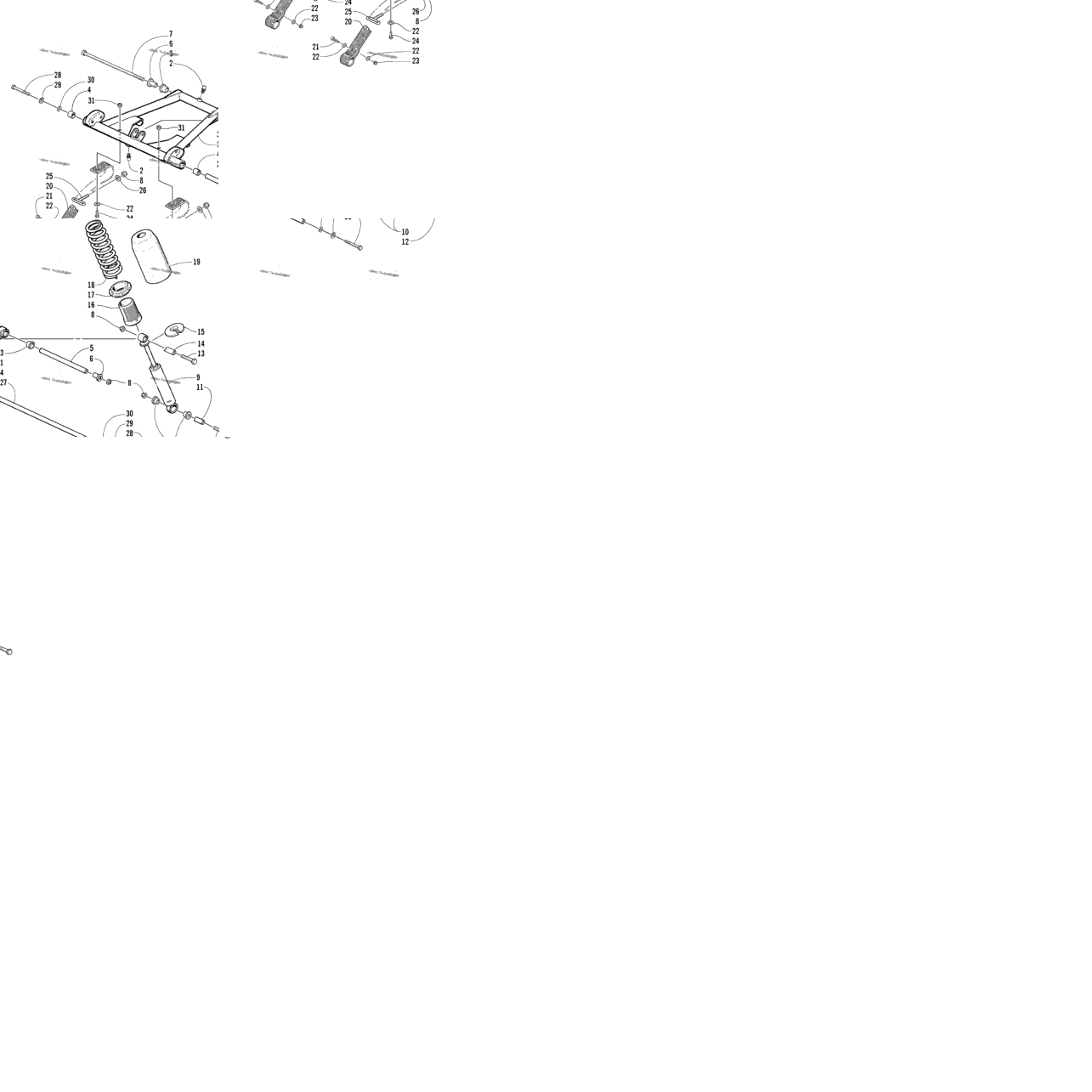 Rear Suspension Front Arm Assembly