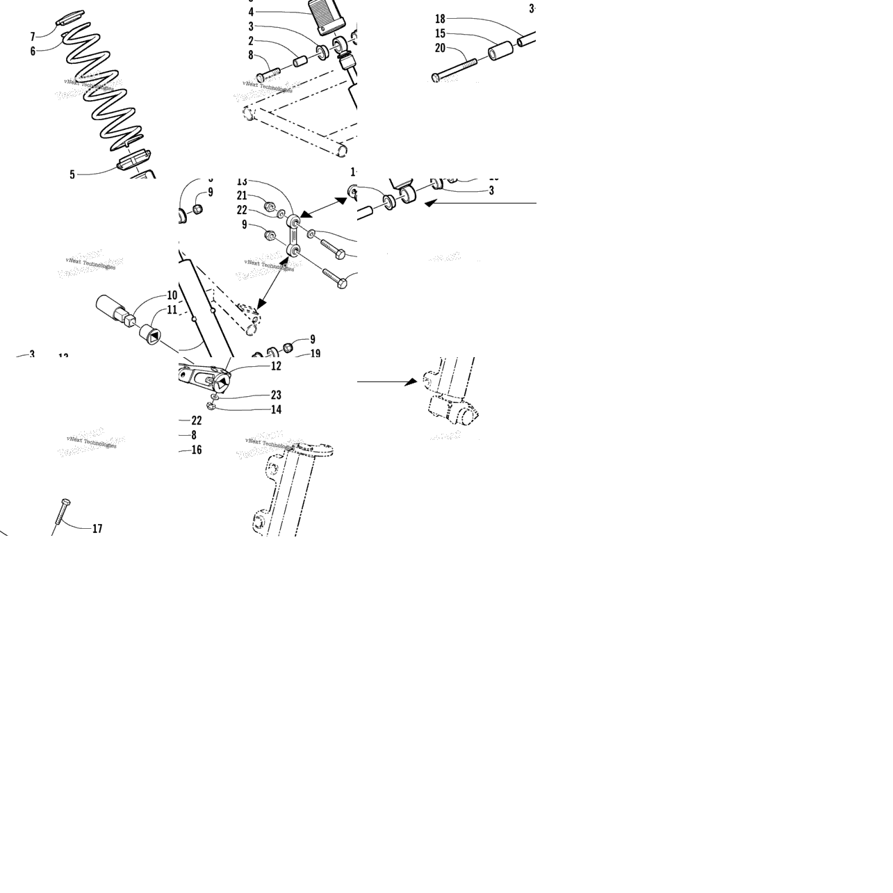 Shock Absorber And Sway Bar Assembly
