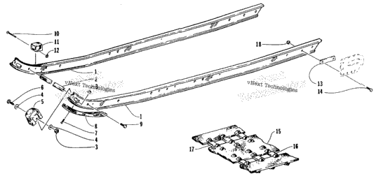 Slide Rail And Track Assembly
