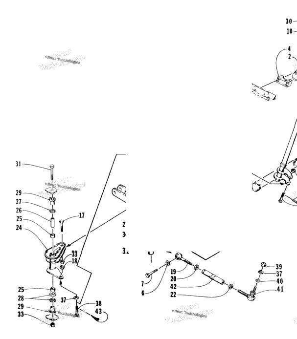 Tie Rod And Steering Post Assembly