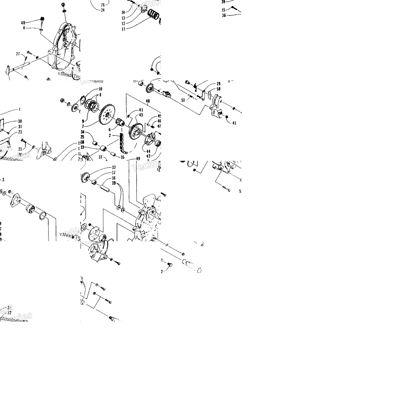 Drive/Reverse Dropcase Assembly
