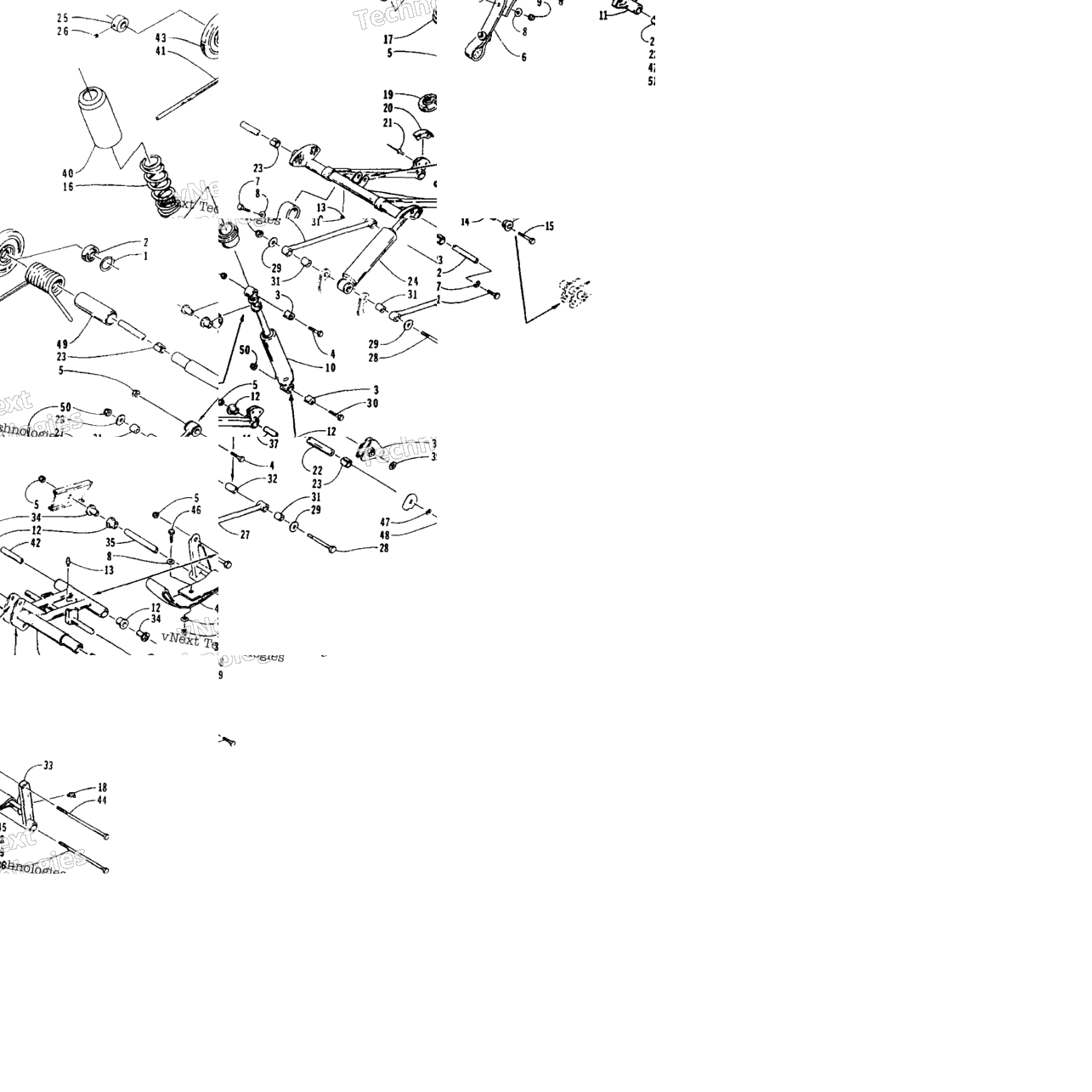 Rear Suspension Arm Assemblies