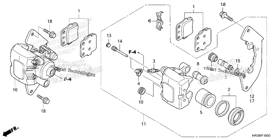 Front Brake Caliper