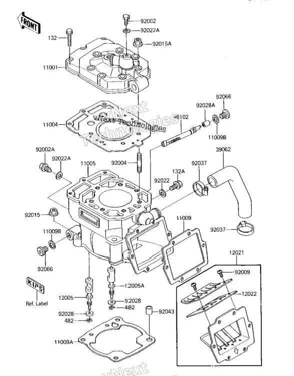 Cylinder Head/Cylinder/Reed Valve