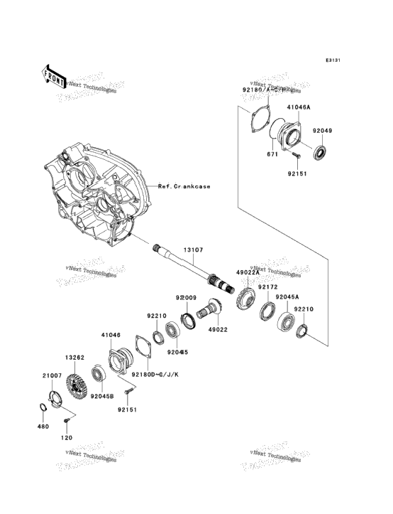 Front Bevel Gear