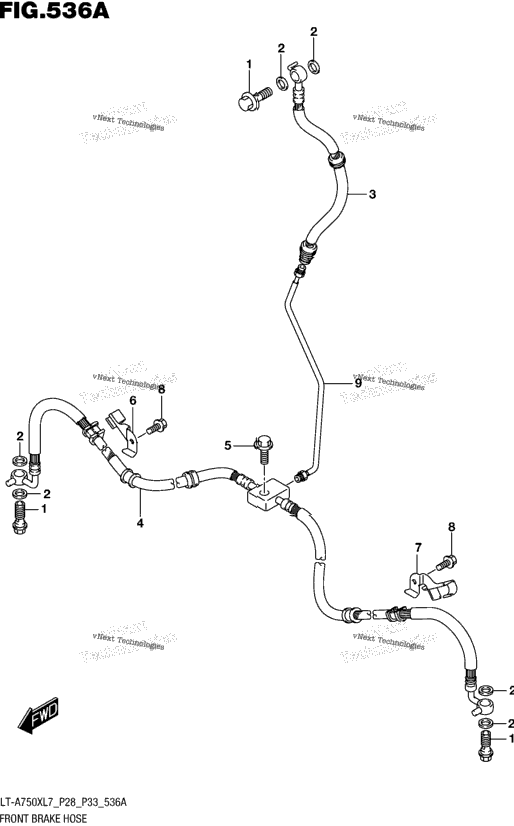Front Brake Hose