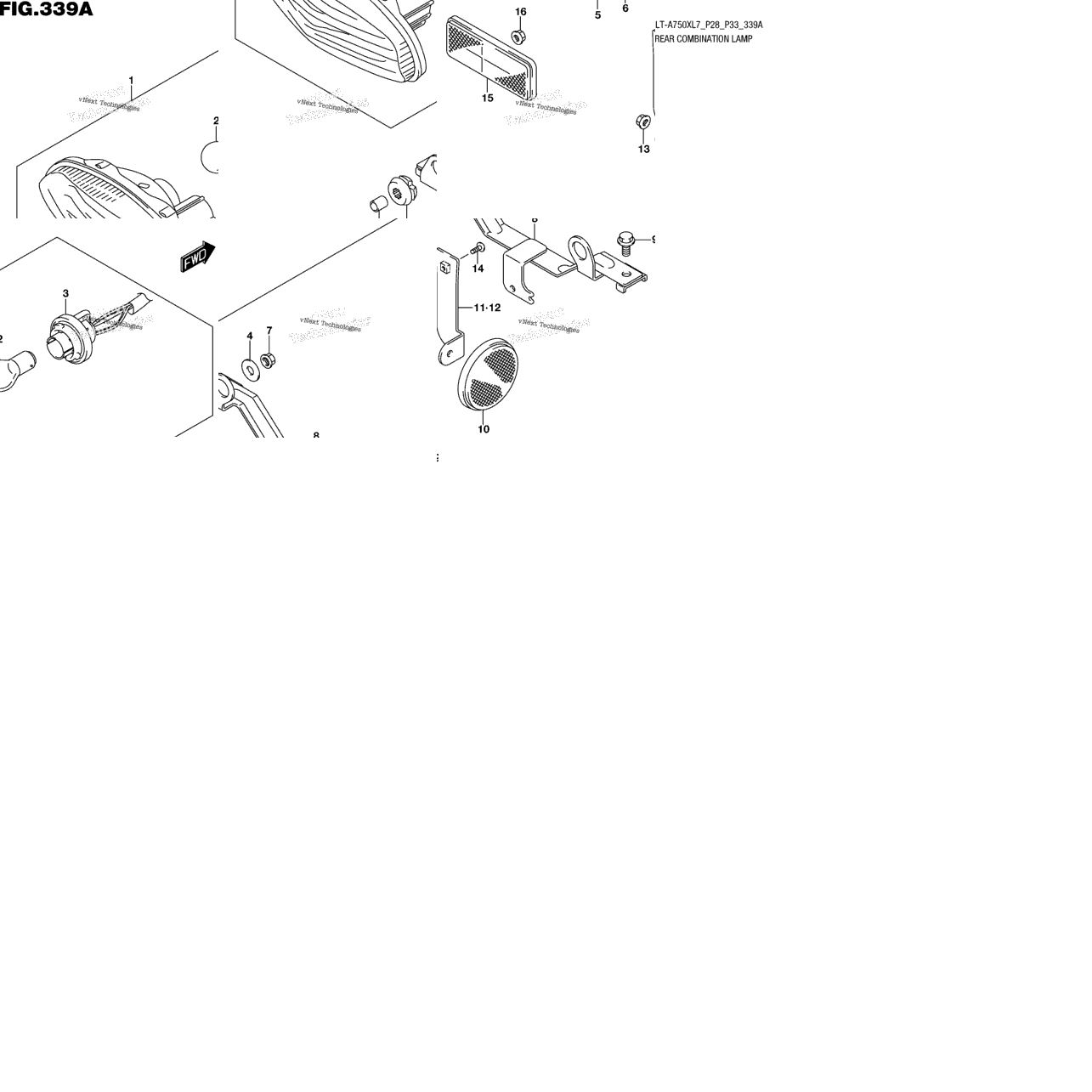Rear Combination Lamp (Lt-A750xl7 P28)
