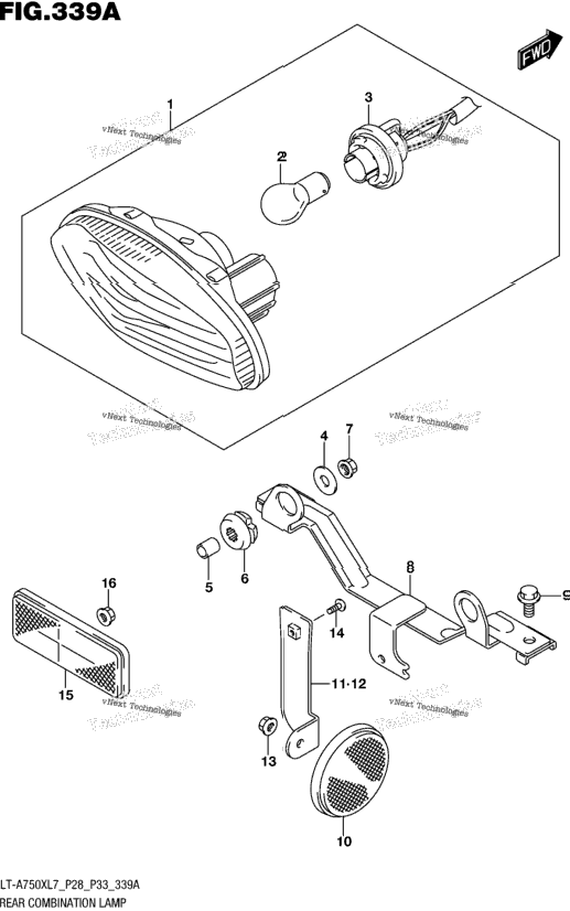 Rear Combination Lamp (Lt-A750xl7 P28)