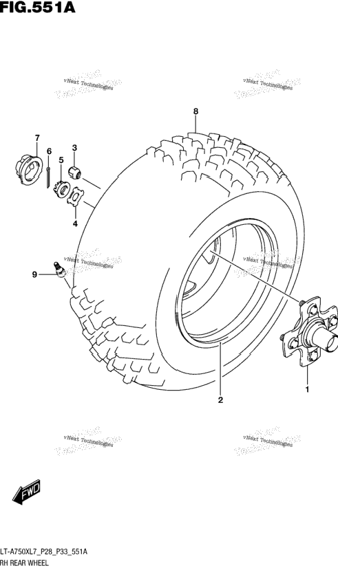 Rh Rear Wheel