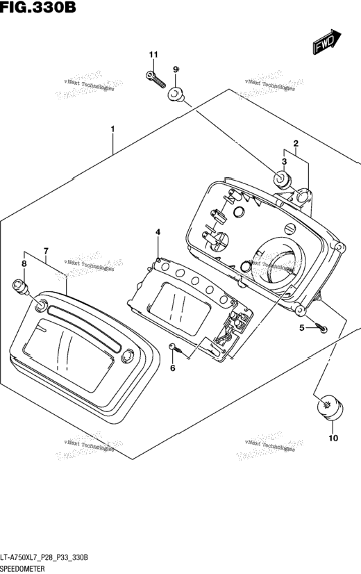 Speedometer (Lt-A750xl7 P33)