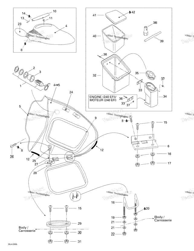 Front Storage Compartment