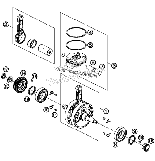 Crankshaft, Piston
