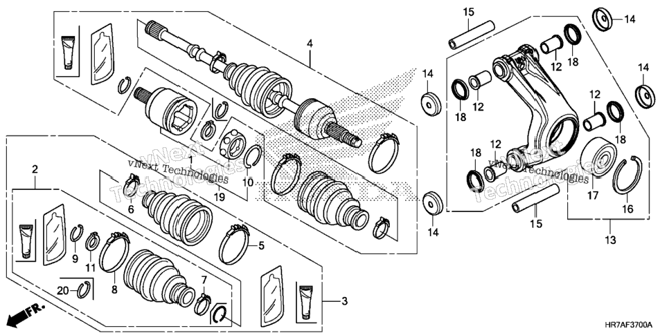 Rear Knuckle@Rear Driveshaft