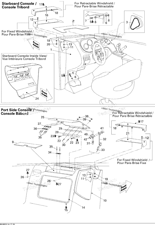 Front Console And Glove Box