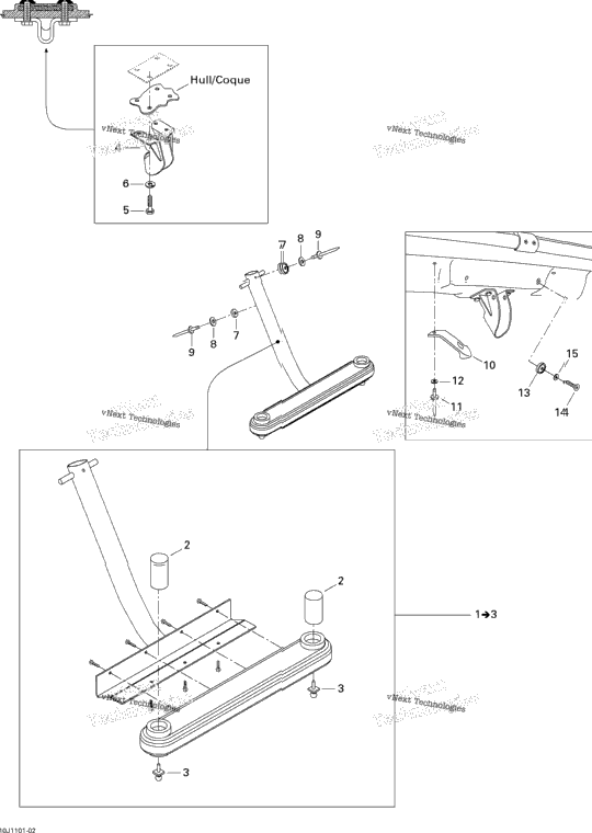 Ladder, Rear