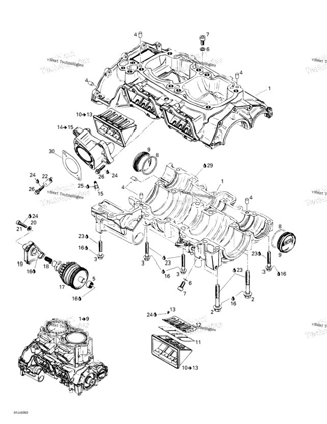 Crankcase And Reed Valve