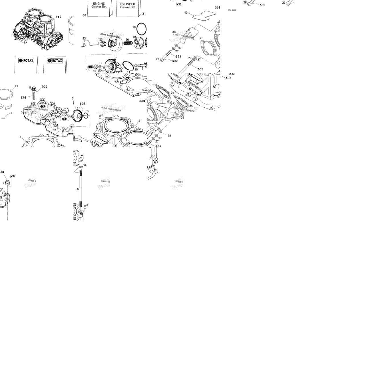 Cylinder, Exhaust Manifold