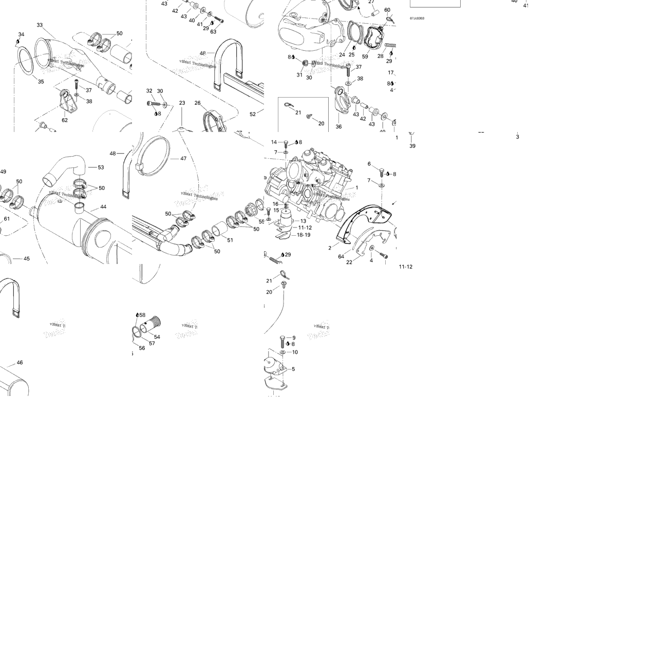 Engine Support And Muffler