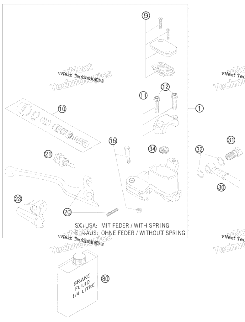 Hand Brake Cylinder