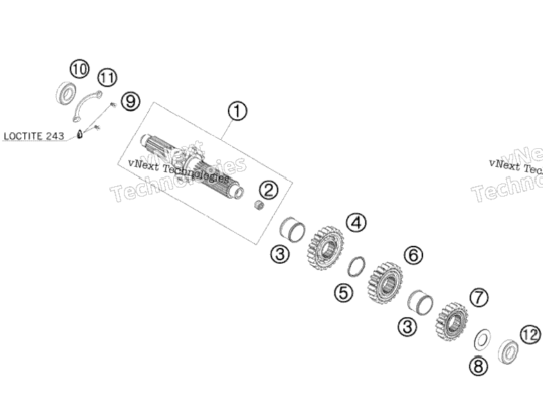 Transmission I - Main Shaft