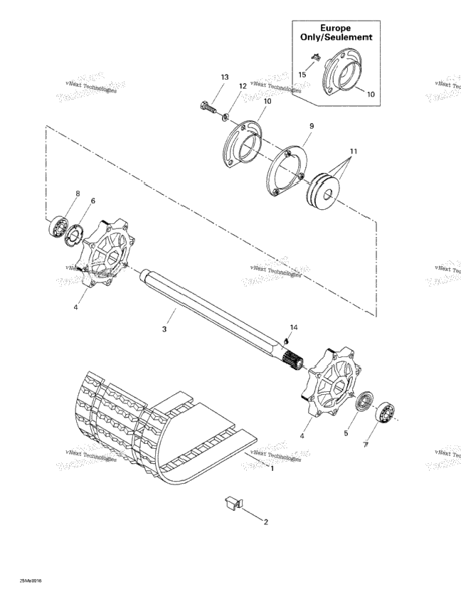 Drive Axle And Track