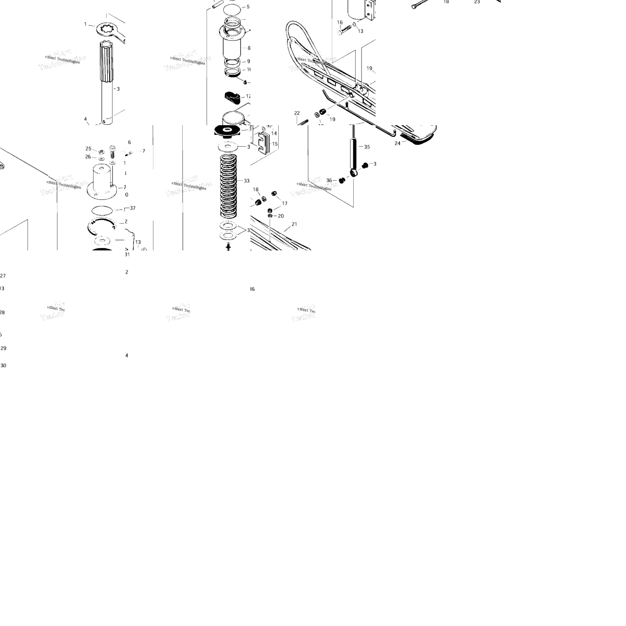Front Suspension And Ski