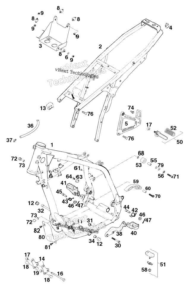 Frame, Sub Frame