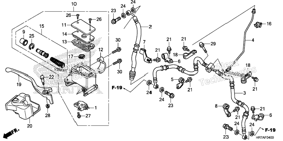 Front Brake Master Cylinder