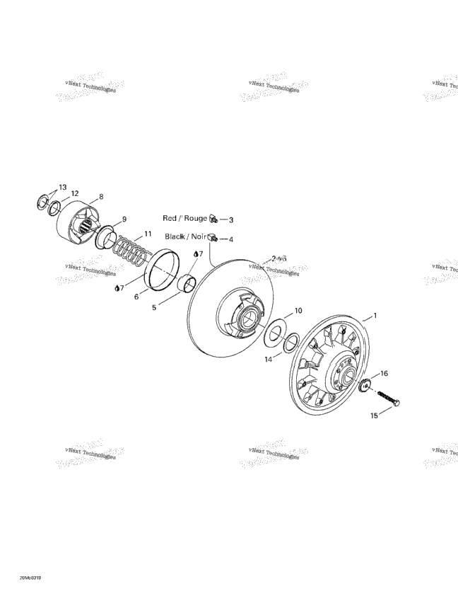 Driven Pulley