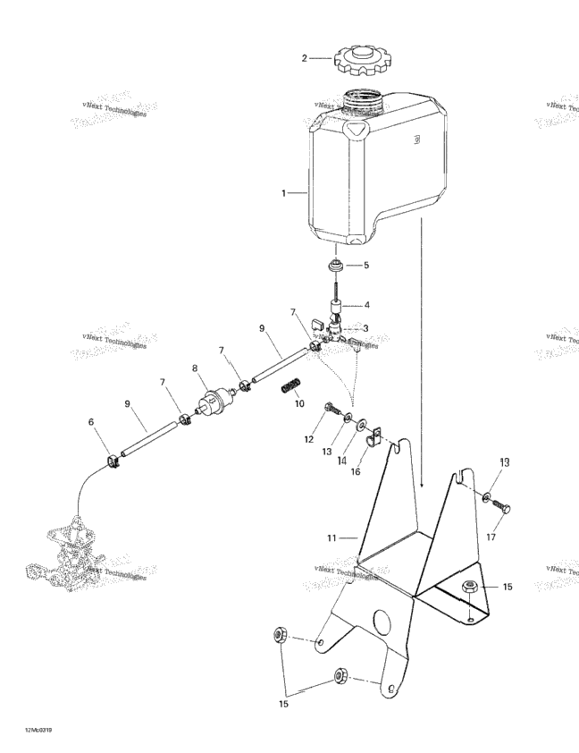 Oil Tank And Support