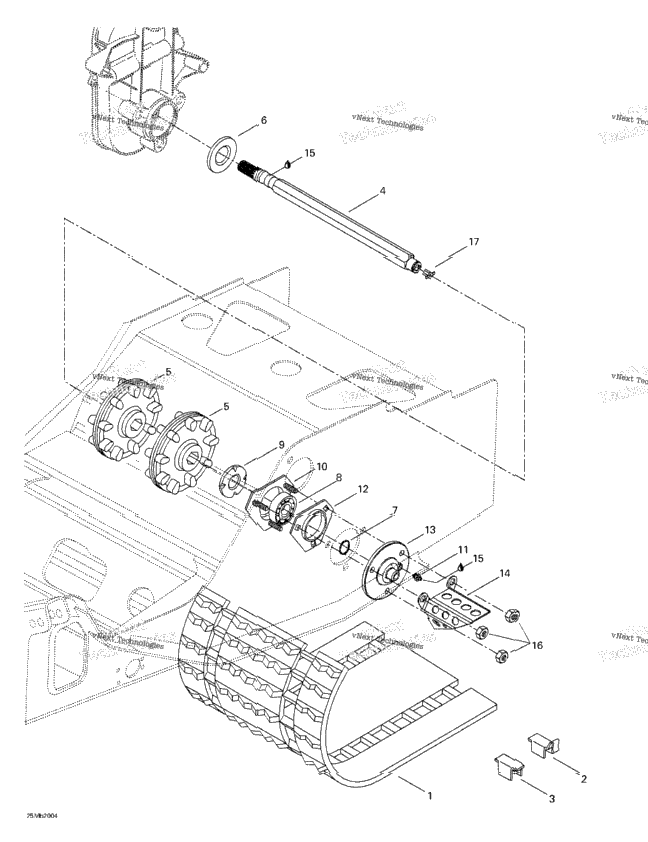Drive Axle And Track
