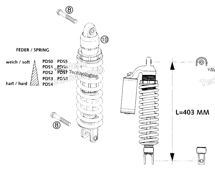Shock Absorber Wp Pds