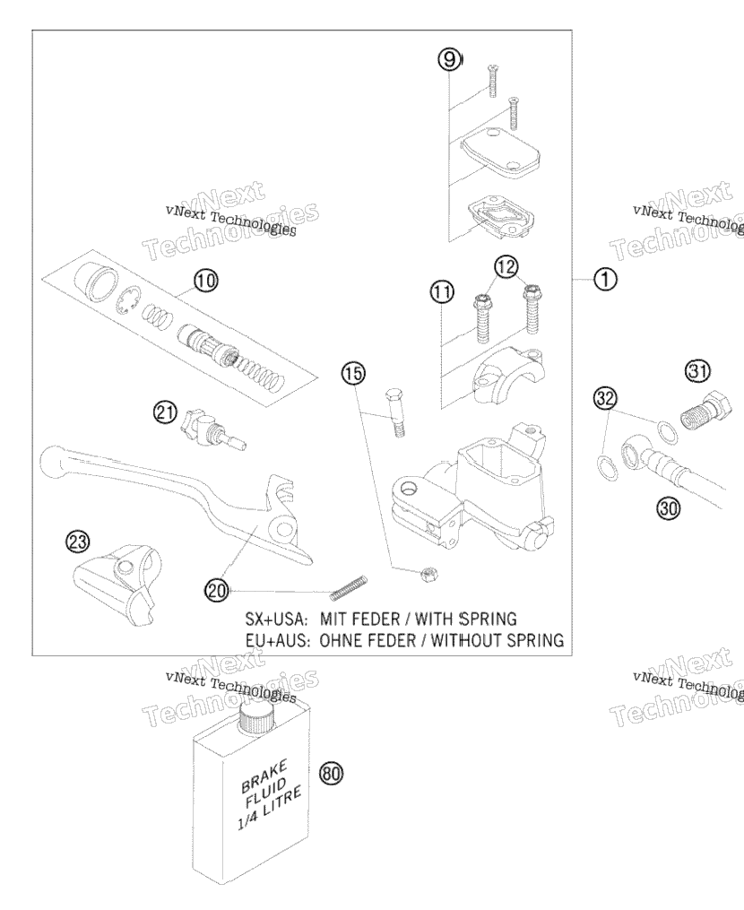 Hand Brake Cylinder