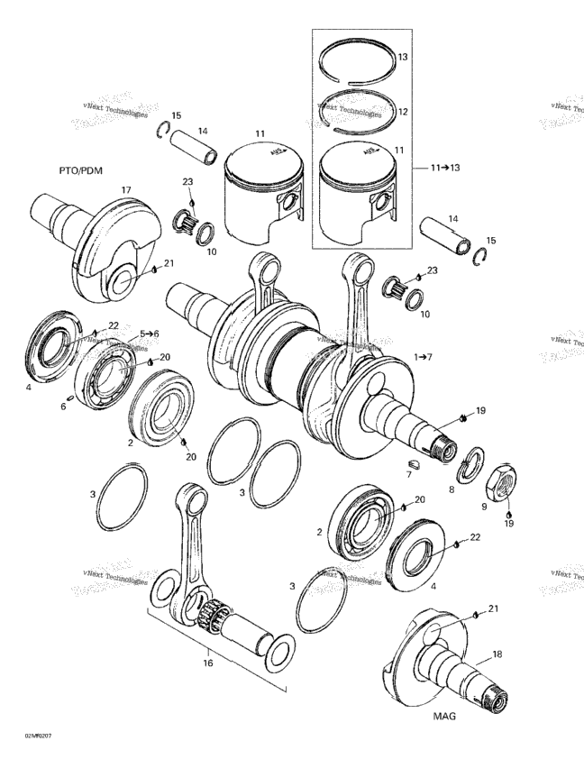 Crankshaft And Pistons