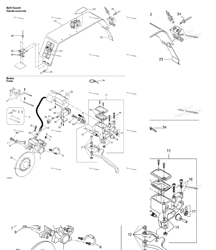 Hydraulic Brake And Belt Guard
