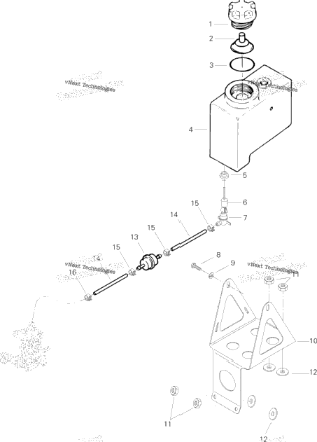 Oil Tank And Support