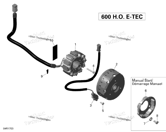 Magneto - 600Ho E-Tec